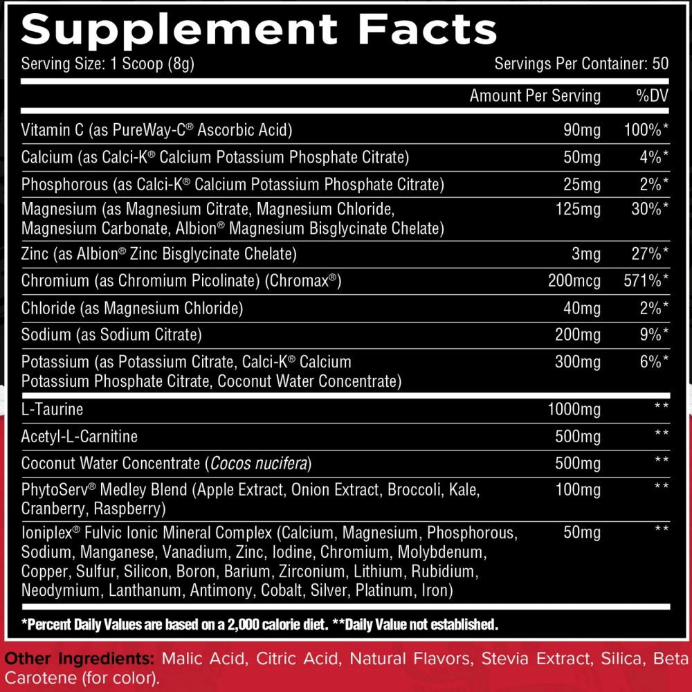 Unmatched Supps ElectraShred 50servings