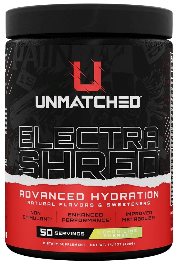 Unmatched Supps ElectraShred 50servings lim