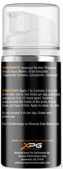 Xtreme Performance Gels XPG Epicatechin Gel fact