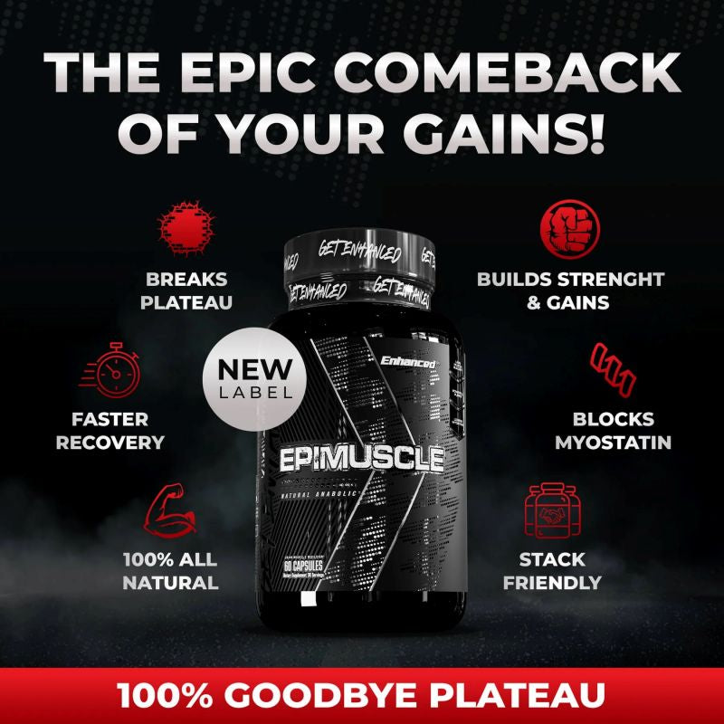 Enhanced Labs Epimuscle | Natural Muscle Builder ba 2