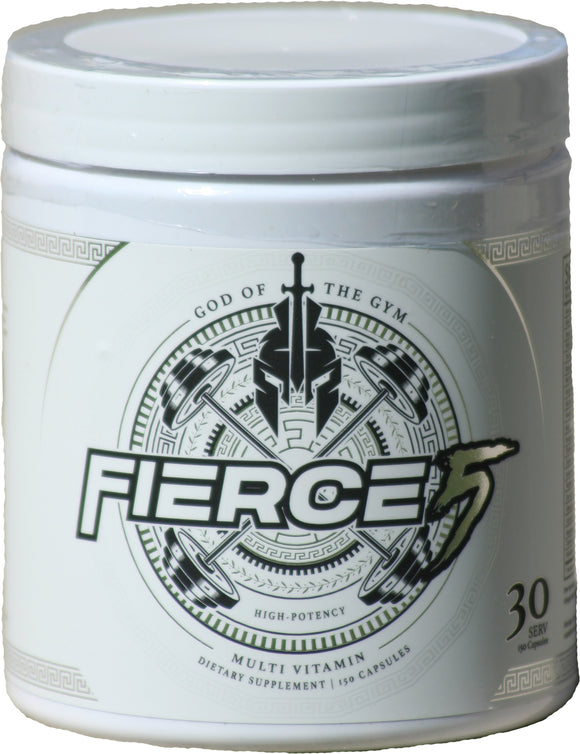 Gym God Fierce 5 Men's Multivitamin 150 tabs