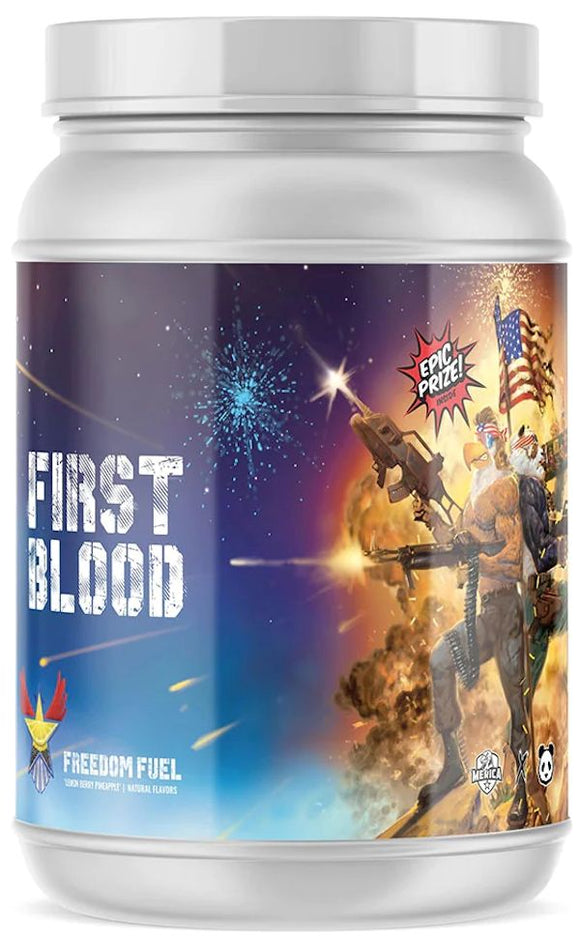First Blood High Merica Labz Stim Pre-Workout freedom