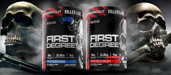 Killer Labz First Degree Pre-Workout 40 Servings banner