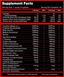Killer Labz First Degree Massacre Pre-Workout facts