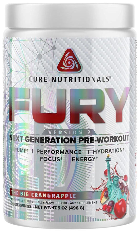 Core Nutritionals Fury V2 Pre-Workout berry