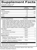 Redcon1 GI Juice Super Greens Blend 30 servings fact