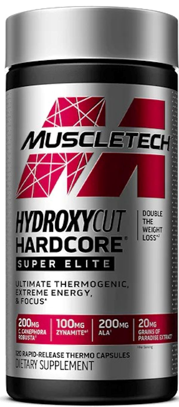 MuscleTech Hydroxycut Hardcore Super Elite 120 Capsules