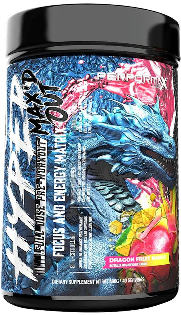 Performax Labs HyperMax'D Out Pre-Workout 40 serving mango
 
