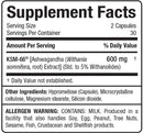 AllMax Nutrition KSM-66 Ashwagandha fact