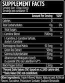 VMI Sports Liquid L-Carnitine 1500 HEAT fact