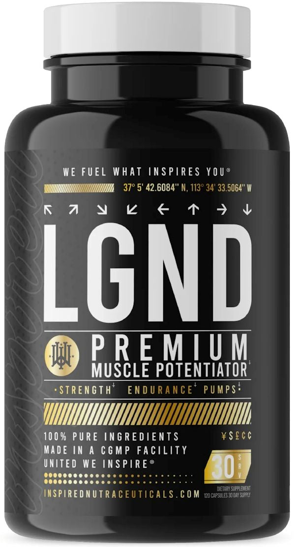 Inspired Nutraceuticals LGND Plant-Based Anabolic 120 caps