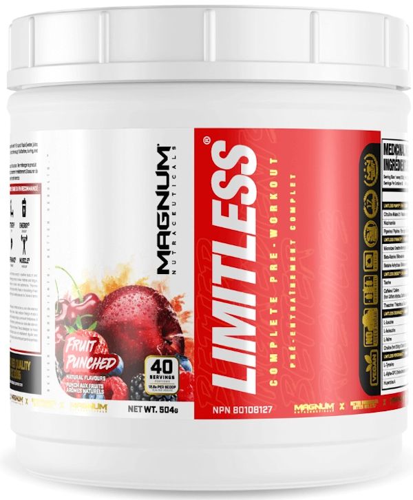 Magnum Nutraceuticals Limitless Pre-Workout 40 Servings fruit
