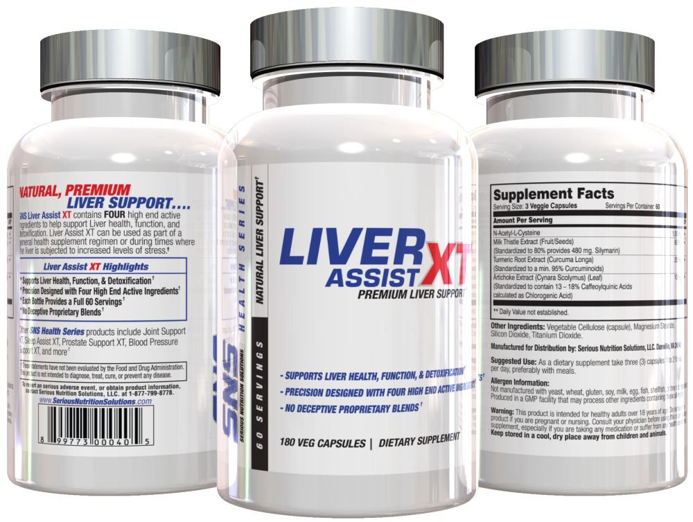 Serious Nutrition Solutions SNS Liver Assists XT 3