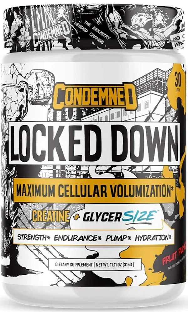 Condemned Labz Locked Down Pre-Workout Pumps punch
