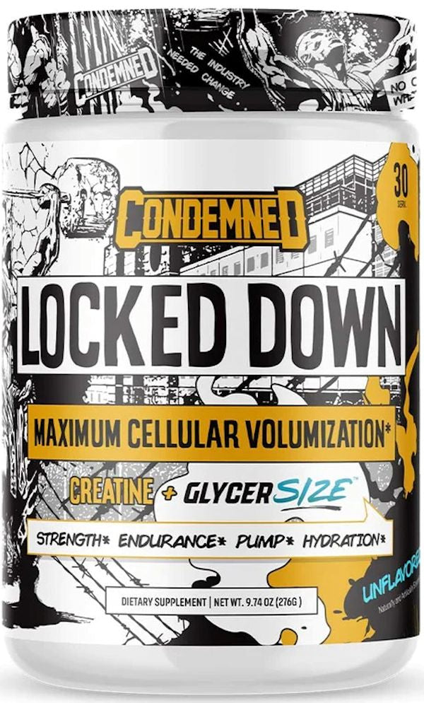 Condemned Labz Locked Down Pre-Workout Pumps unflavored
