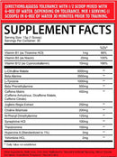 Chaotic Rage Pre Workout fcats