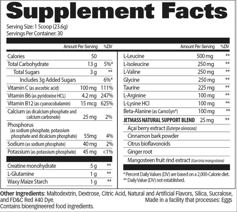 GAT Sport JetMass Creatine System fcats