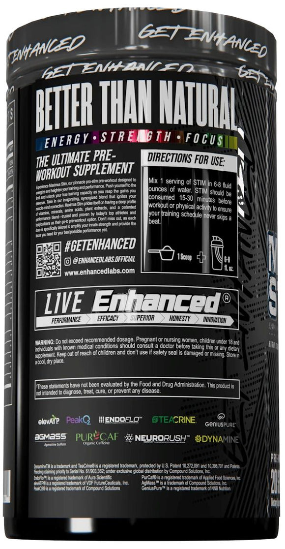 Enhanced Labs Maximus Stim High-Stim back
