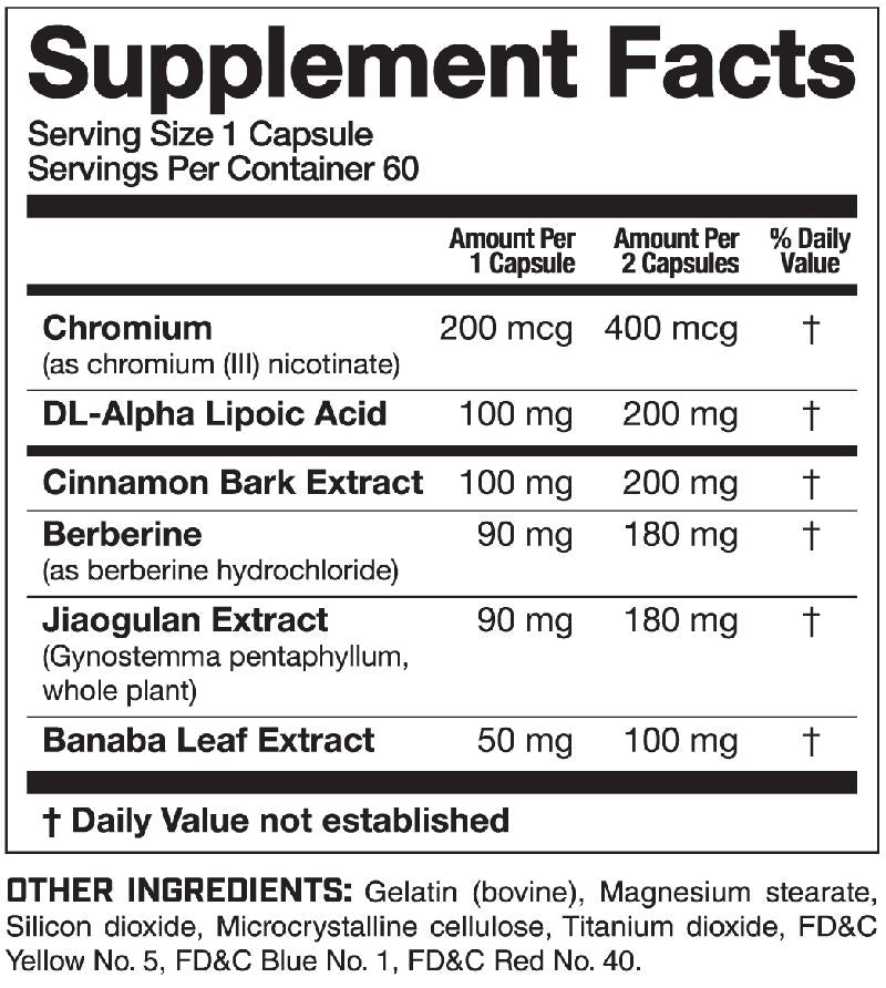 Magnum Nutraceuticals Mimic Sugar Regulator fact