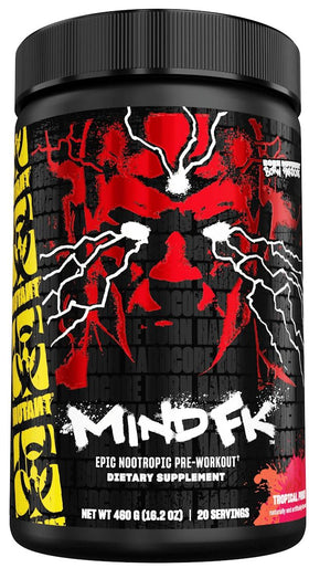 Mutant Mind FK Focus Non-Stim Pre-Workout-blue