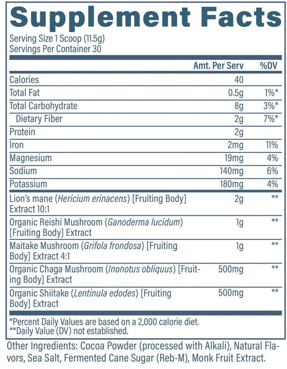 Revive MD Mushroom Complex | 30 Servings facts