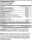 SNS Serious Nutrition Solutions Neurogize XT fact
