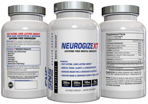 SNS Serious Nutrition Solutions Neurogize XT group

