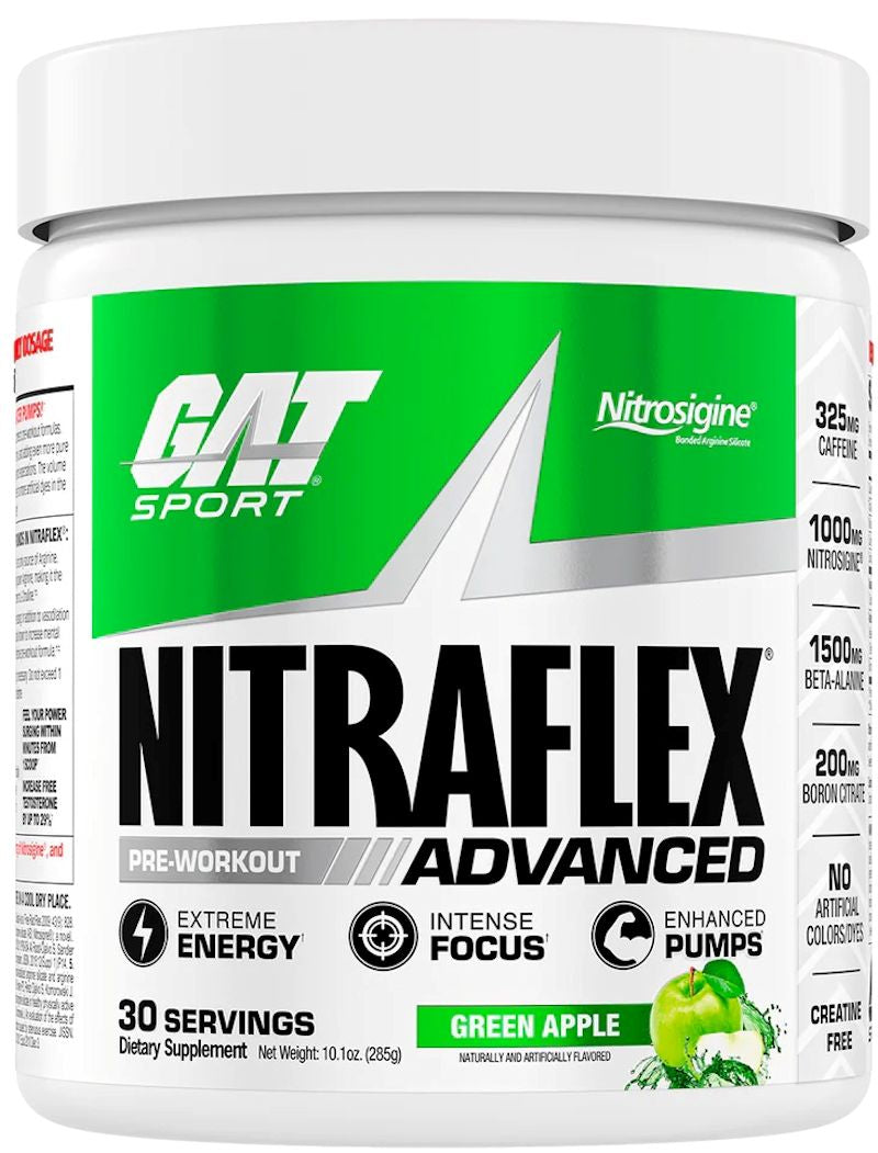 GAT Sport Nitraflex ADVANCED Pre-Workout green