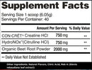 Con-Cret Creatine HCl + Nitric Oxide facts