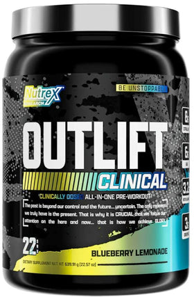 Nutrex Outlift Clinical Pre Workout blue