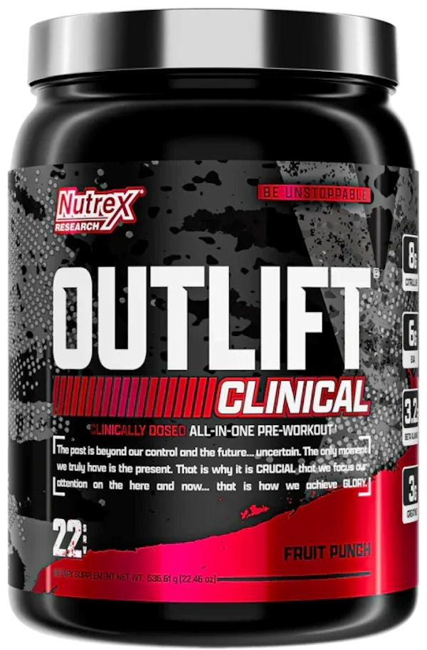 Nutrex Outlift Clinical Pre Workout punch