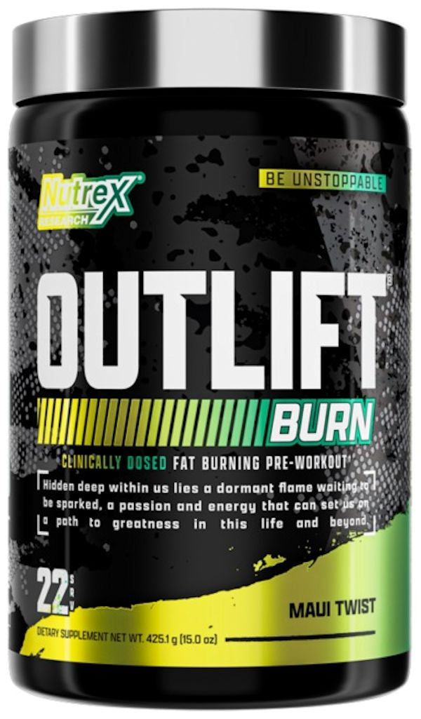 Outlift Burn Nutrex Fat Burning Pre-Workout maui