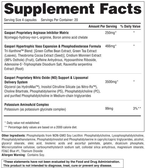 Gaspari Nutrition Plasmajet fac