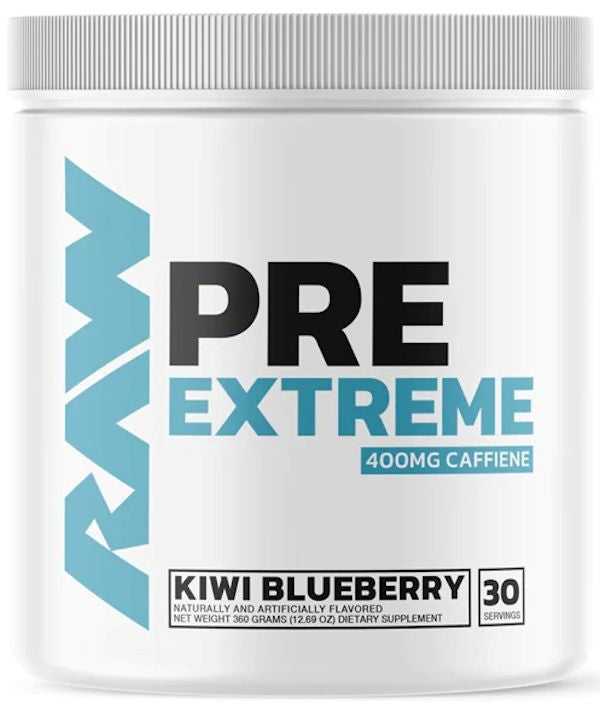 Raw Nutrition Pre Extreme 30 Servings blueberry