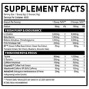 Fresh Pre Fresh Supps | Pre-Workout facts