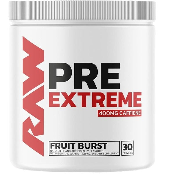 Raw Nutrition Pre Extreme 30 Servings burst
