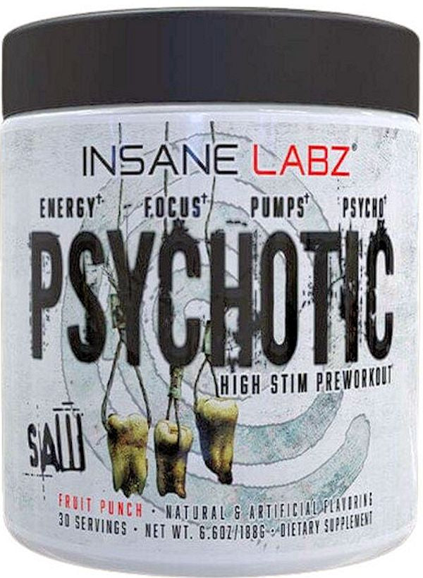 Insane Labz Psychotic SAW Series 30 servings punch