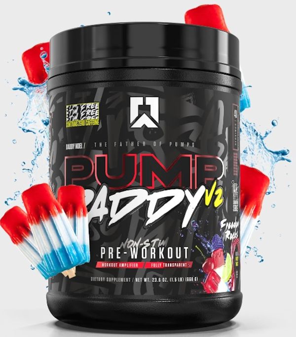 Ryse Supplements Pump Daddy V2, a non-stimulant pre-workout