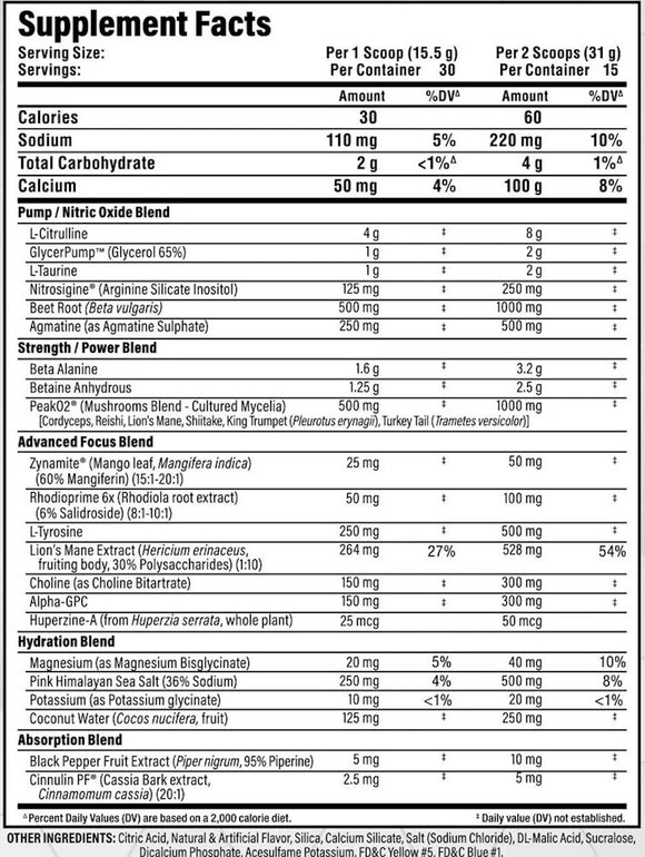 Impact Pump Xtreme Stim Free AllMax fact