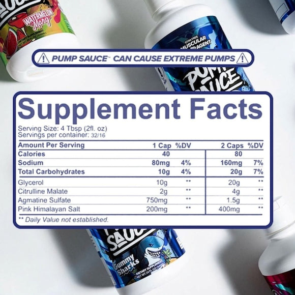 Pump Sauce Liquid Muscle Pump Agent facts