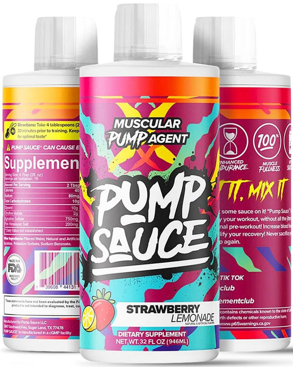 Pump Sauce Liquid Muscle Pump Agent sour