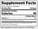 FinaFlex Pure CLA 90 softgels Lean Muscle fact