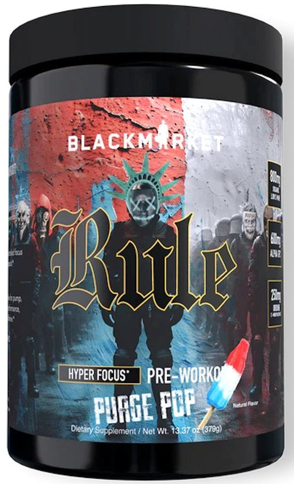 BlackMarket Labs Rule Pre Workout 1