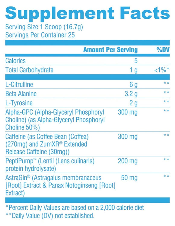 RYSE Loaded Pre Max Pre-Workout High Stim