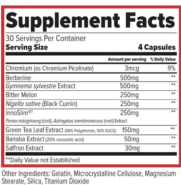 Purus Labs Shuttle Glucose Disposal Agent 120 Caps fact
