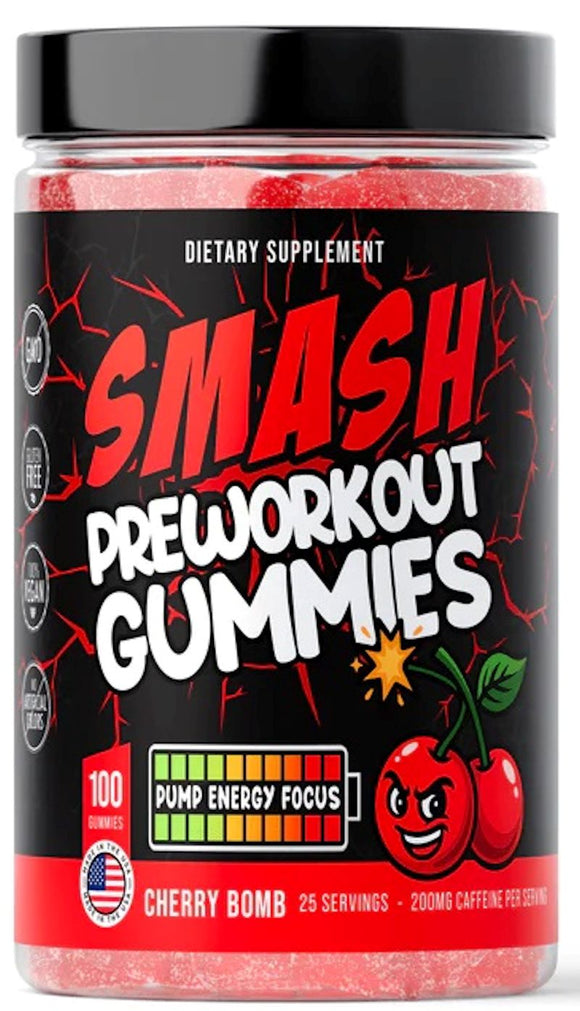 Smash Pre-Workout Gummies, 100ct
