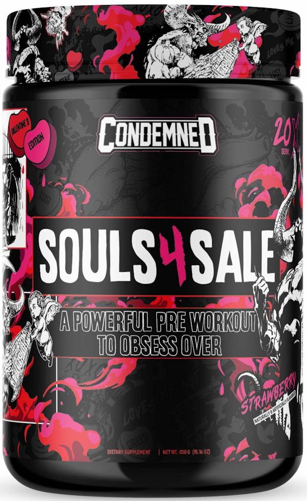 Souls 4 Sale Condemned Labz Pre-Workout strawberry
