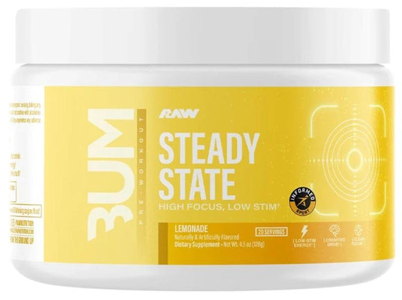 Raw Nutrition Steady State Pre Workout Performance
