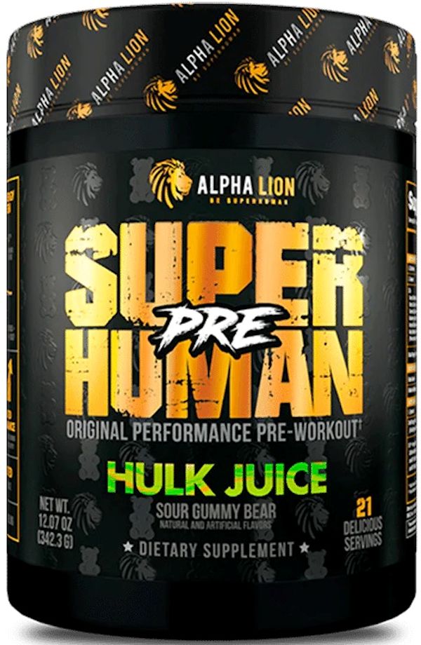 Alpha Lion SuperHuman Pre Performance Pre-Workout a