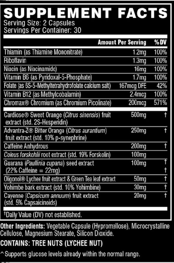 Cellucor Super Shred fact